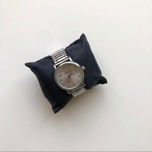 Anne Klein silver stainless steel watch